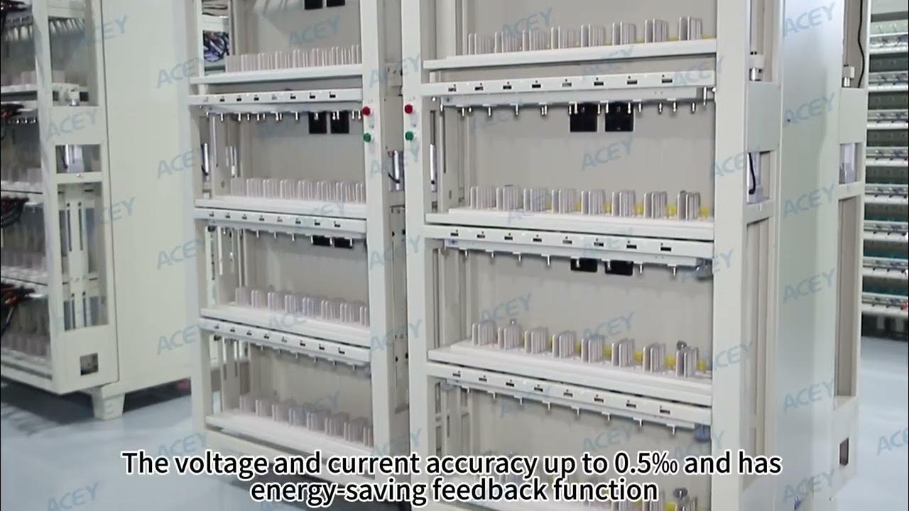 128 Channels 5V 30A Prismatic Cell Capacity Grading Machine - YouTube