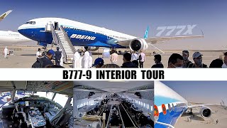 INSIDE THE 777X | FULL Interior Tour | Boarding the B777-9 for the 1st time!