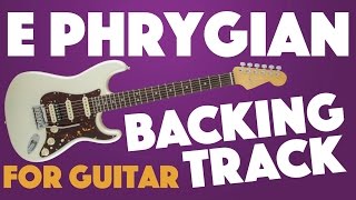 E Phrygian Backing Track chords