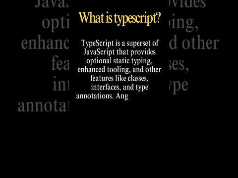what is typescript?