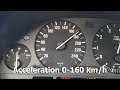 BMW 740i E38 (286HP) - Acceleration 0-100 | 0-160 Exhaust Sound