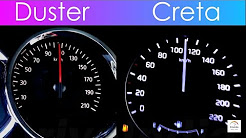 Renault Duster 110ps vs Creta 1.6 (Diesel) | 0-100 Acceleration test