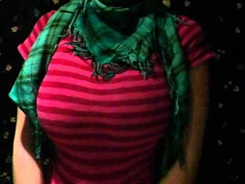 Pink Stripes, Green Scarf - YouTube