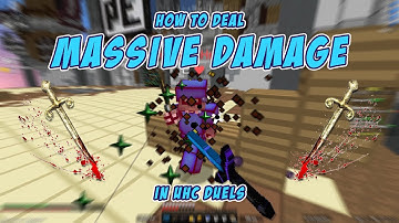 How to Deal MASSIVE DAMAGE in UHC Duels (Commentary)