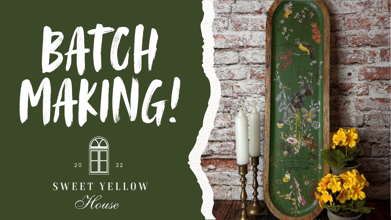 Batch Making! #diy #diyprojects #homedecor