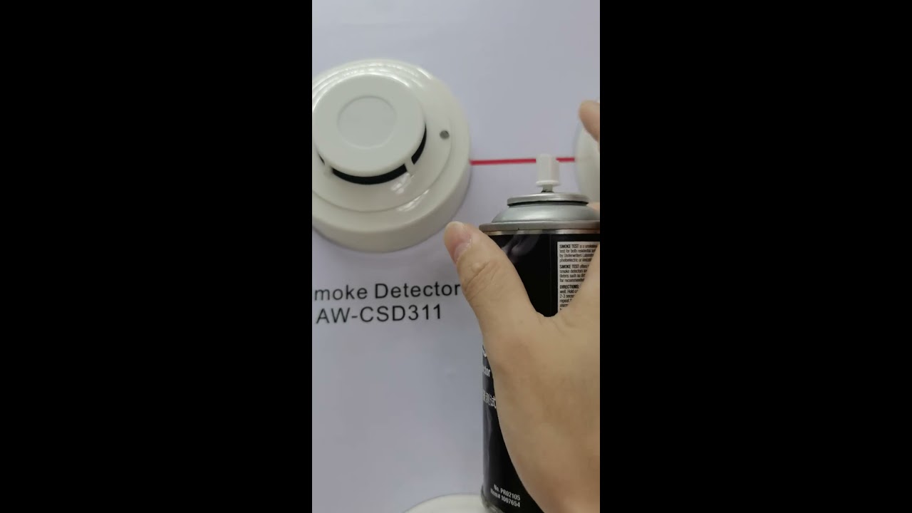 Smoke Detector Spray Test