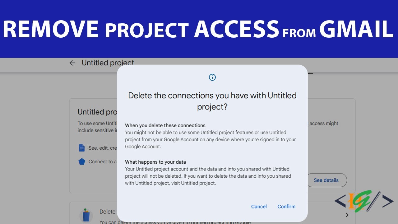 How to Remove Access of a Google Apps Script Project from your Gmail ...
