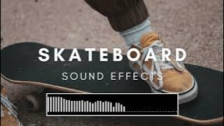 Skateboard Sound Effects No Copyright (Ollie, Grind, Bail, Rolling, Grab)