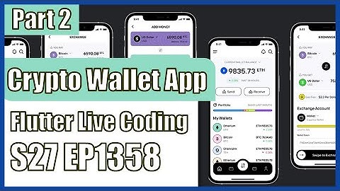 [Flutter] Flutter Live Coding EP1358 (Crypto Wallet App Part 2)