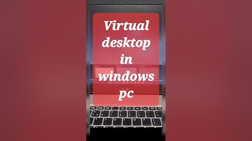 Virtual desktop in windows pc #shorts #youtubeshorts