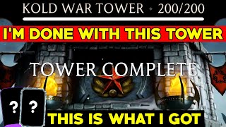 Mk Mobile. Finishing Battle 200 in Kold War Tower. First and Last Time. Epic Rewards??? screenshot 5