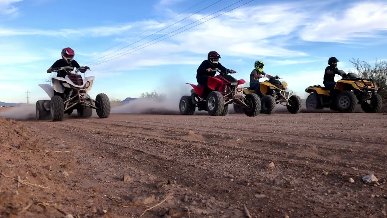Raptor 700 vs Raptor 660 vs TRX 450r vs Can-Am Outlander 800