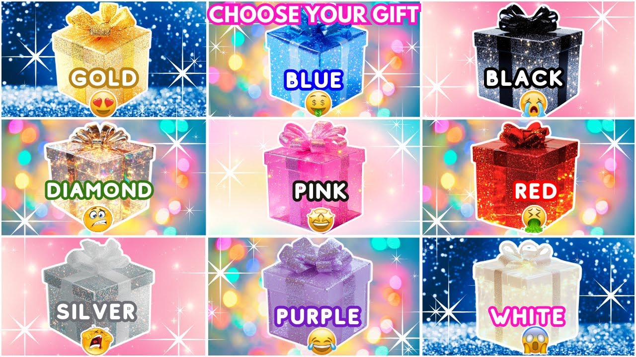 CHOOSE YOUR GIFT🎁💖 9 GIFT BOX CHALLENGE💗💙