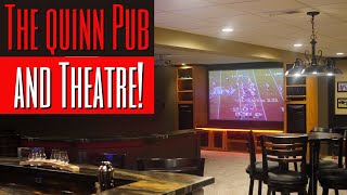 Pub/man cave/theater, walk around and set-up!