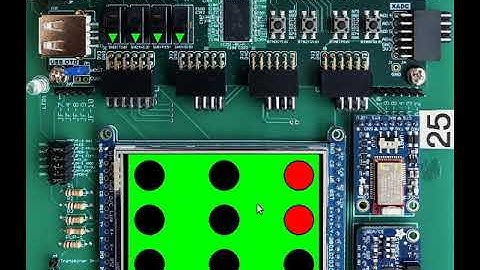 Video Demonstration of Whack-A-Mole Lab for BYU Provo ECEn 330.