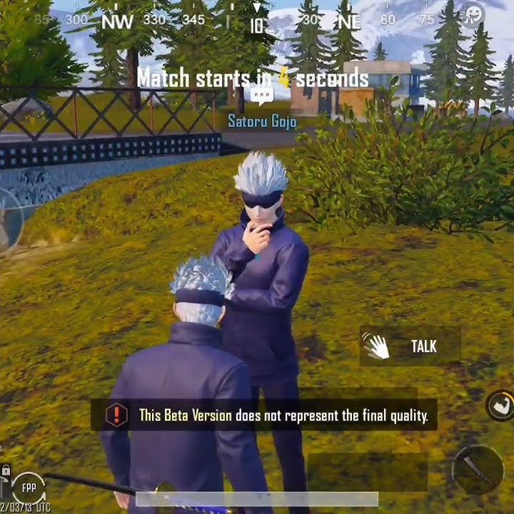 PUBG SATORU GOJO MEETING SATORU GOJO 🔥🔥 #shorts #pubg #bgmi