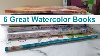 6 of my Favourite Watercolor Books                                 #watercolorpainting