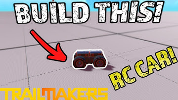 How to build a TINY RC CAR in TRAILMAKERS!