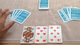 How to play the card game Mau-Mau, Pumba, Makao, Tschau Sepp or Le huit américain II SARA MORA screenshot 2