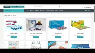 Online Medicine Store - Python Django Project Source Code