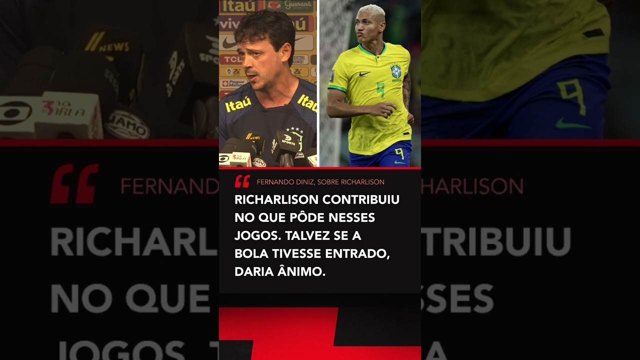 Richarlison merece ser titular da seleção brasileira, fã de esportes? #shorts