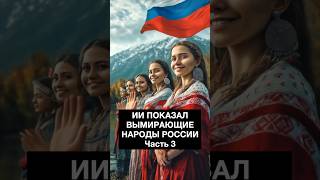 ИИ показал вымирающие народы России. часть 3