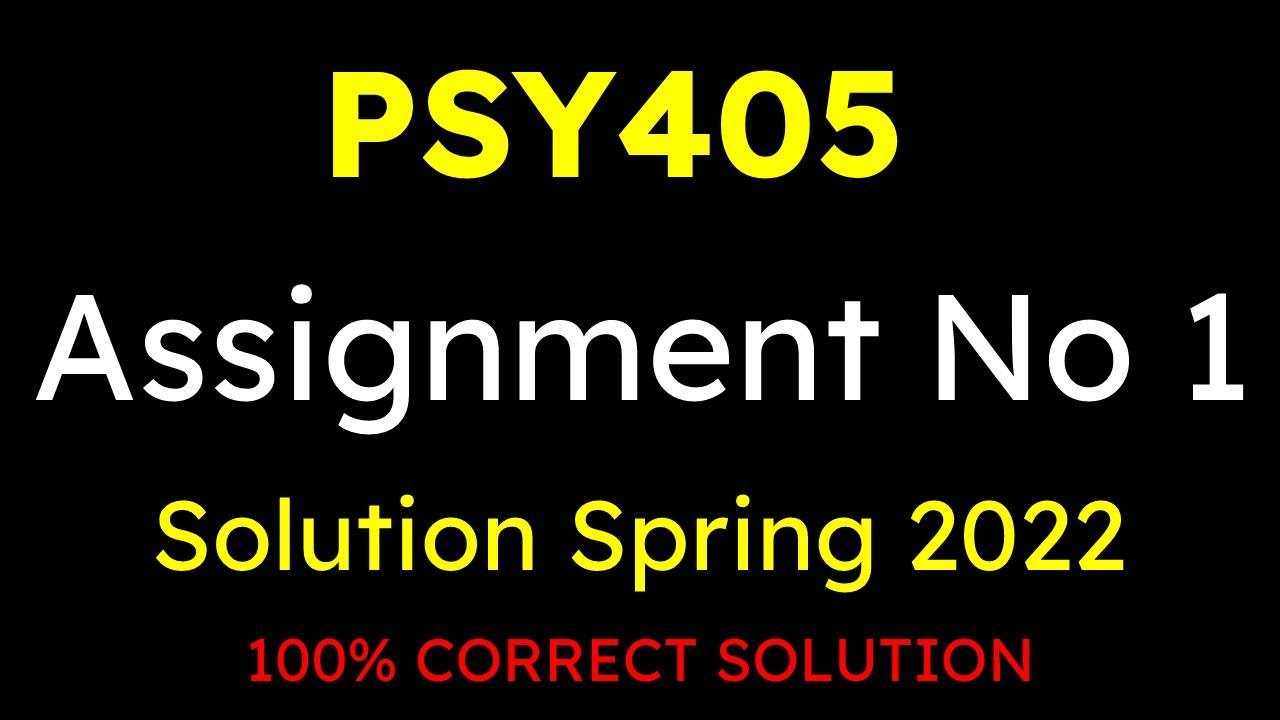 405 assignment 2023 pdf download