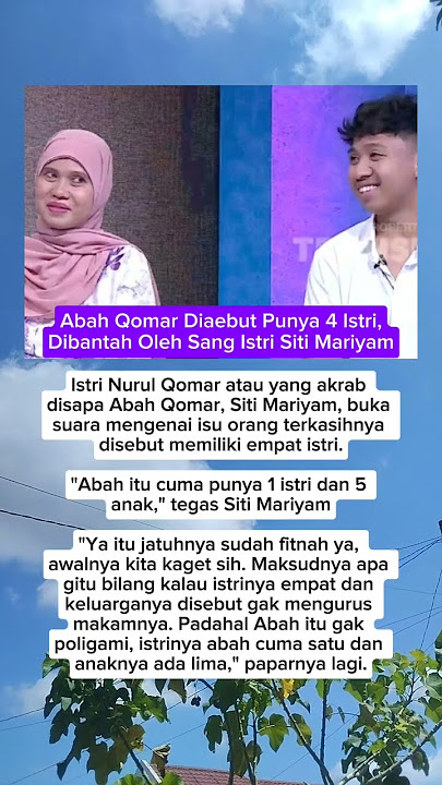 Abah Qomar Disebut Punya 4 Istri #gosipartis #beritaterkini #viralshort #qomar #keluargaartis