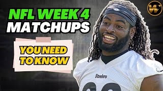 10 Fantasy Matchups YOU NEED🔥 | NFL Week 4