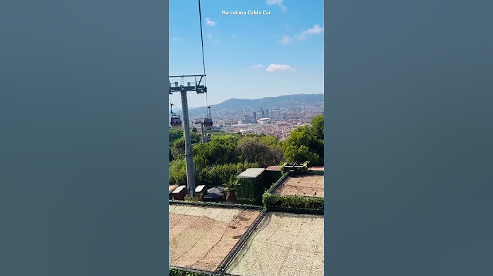 Barcelona: Montjuïc Cable Car #barcelona #views #shorts #youtubeshorts #travel #music #trending