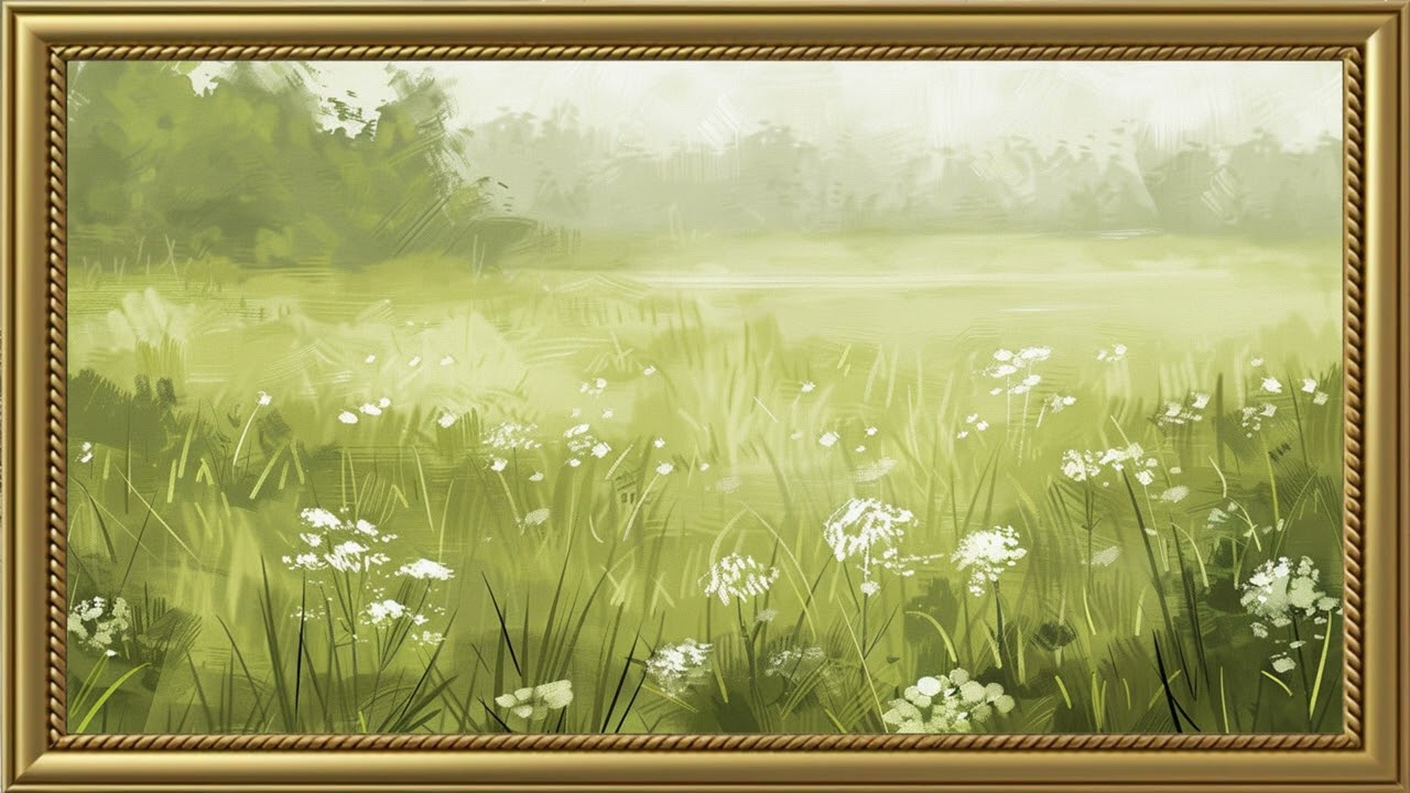 Vintage Gold Picture Frame | Traditional Oil Painting TV Art | 1 HOUR 4K