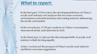 Aarkstore.com - 2014 China Acrylic Acid Report