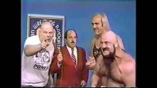 Hulk Hogan, Baron Von Raschke, Butcher Vachon Interview 4-08-1983