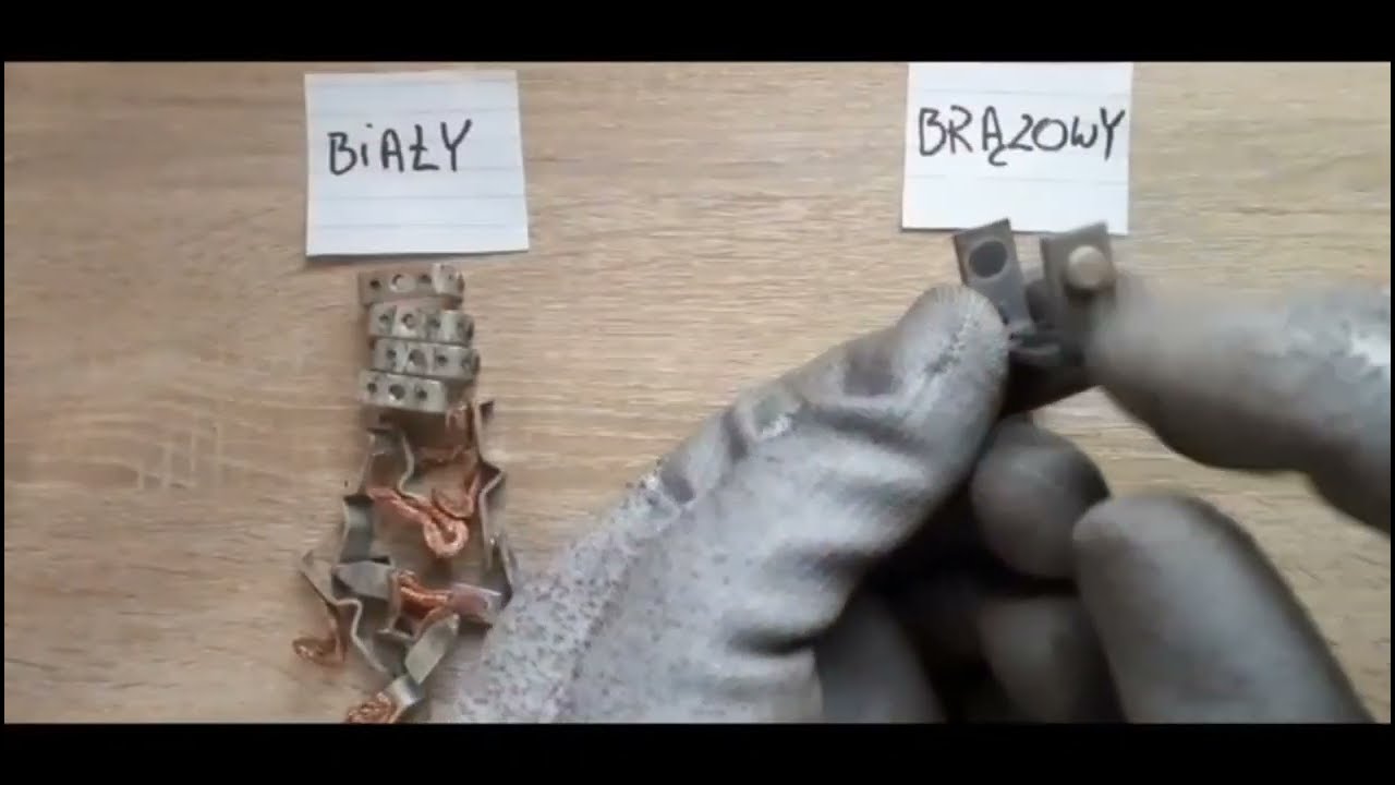 Odzysk srebra z włącznikow ŁUK 80