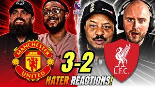 Man Utd &amp; Liverpool’s RIVALS reactions to Man Utd 3-2 Liverpool | Premier League Fan Reactions