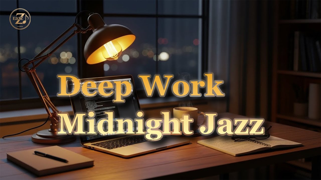 Deep Work Midnight Jazz 💻 Polished Smooth Jazz for Ultimate Productivity (No Repeats)