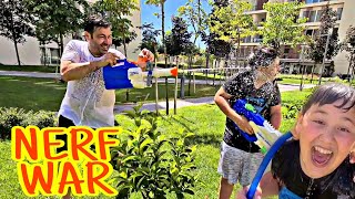 Nerf Water War Sulu Şakali Nerf Savaşi Efe Ile Kerem