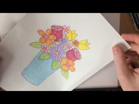 Frivilligt tegnekursus dag 4: Forskellige blomster