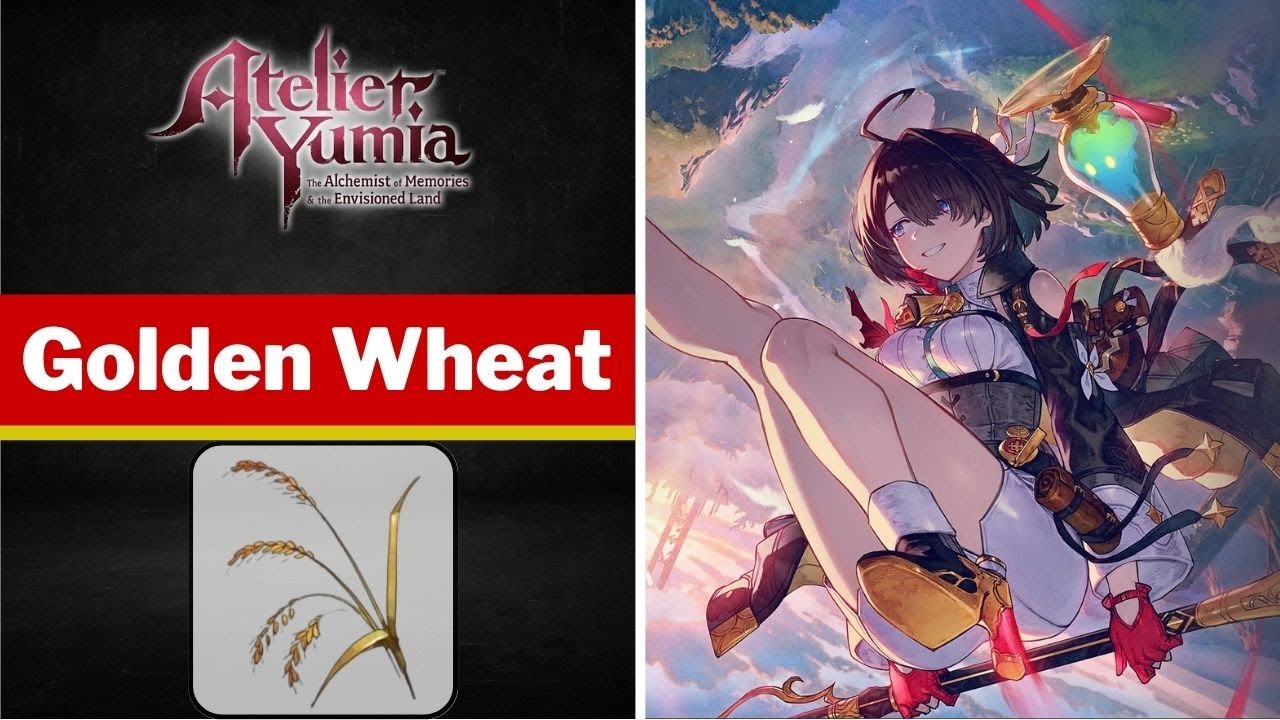 Atelier Yumia - Golden Wheat Location - YouTube