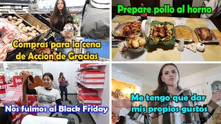 Celebrando Acción de Gracias🦃 y nos fuimos a las compras de Blackfriday 🛍️