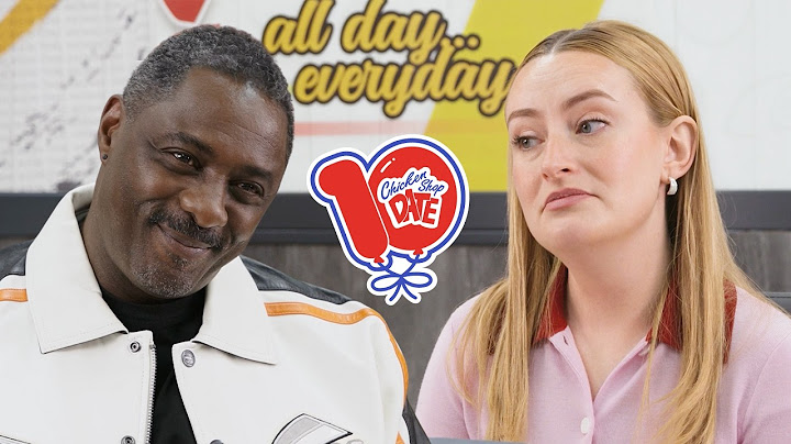 IDRIS ELBA | CHICKEN SHOP DATE