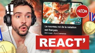 Le nouveau roi de la natation ! (REACT Fatche sur Léon Marchand)