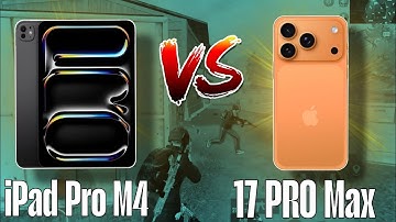 iPad Pro M4 vs iPhone 17 Pro Max PUBG Mobile Performance Test! 