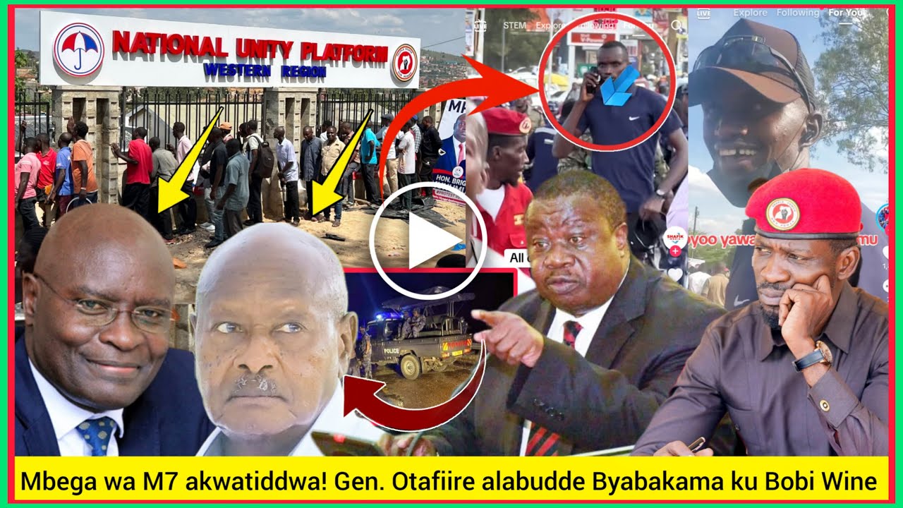 Agatalinda! Jiwunye! Gen. Kahinda Otafiire alabudde Byabakama Museveni ne UPDF ku Bobi Wine ne NUP!