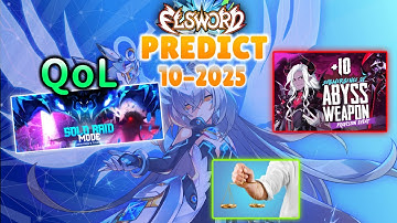 📰 November (2025) News and Events | Elsword EU Predict