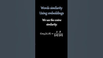 Find Word Similarity with Word Embeddings and Cosine Similarity