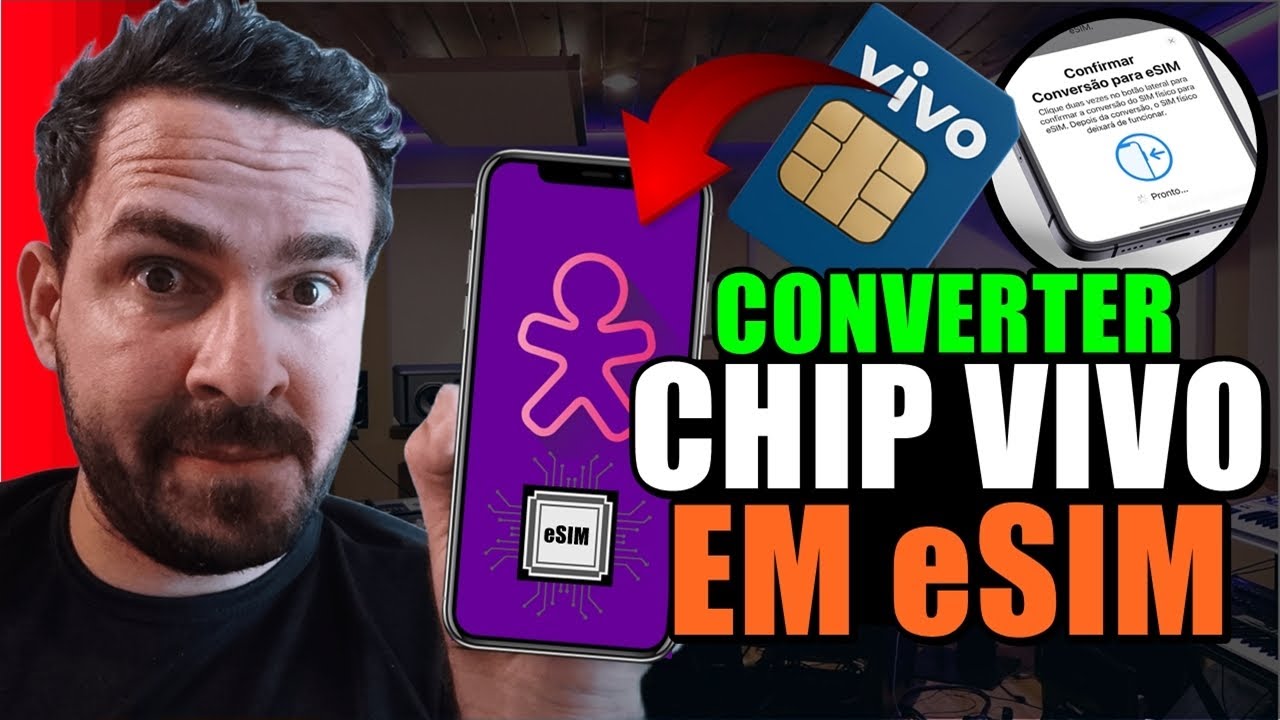 Como CONVERTER CHIP VIVO em eSIM (CHIP VIRTUAL)? Aprenda PASSO A PASSO!