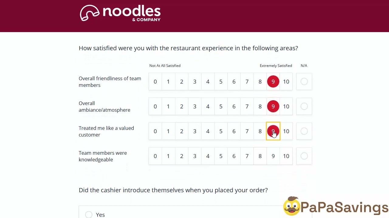Do the Noodles & Company Guest Satisfaction Survey Online 2022 YouTube