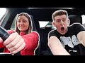 TEACHING LITTLE SISTER HOW TO DRIVE AGAIN!! *SHE ALMOST CRASHED*
