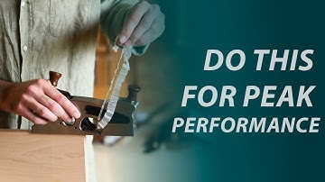 Shoulder plane tune up for precision work